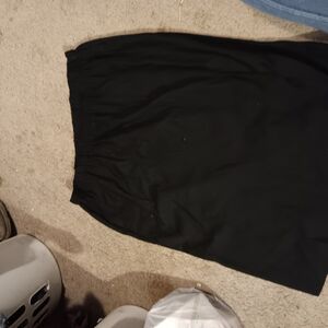 Black Knee-Length Pencil Skirt for Casual Nights